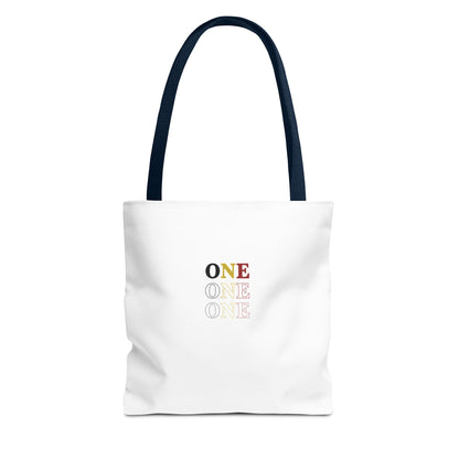 ONE Inspirational Tote Bag - 'Don't Be Afraid' & 'ONE' Design