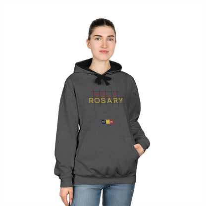 ROSARY BlueKKK Unisex Varsity Hoodie with Shield Design - Stylish Comfort for Sports and Casual Wear