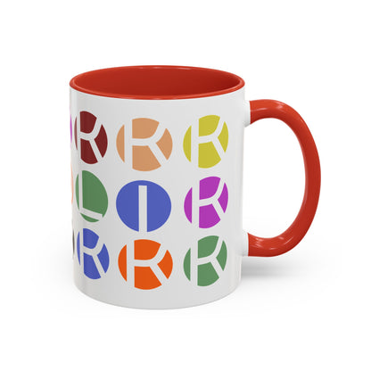 Colorful Accent Coffee Mug - Fun Design for Art Lovers & Coffee Enthusiasts