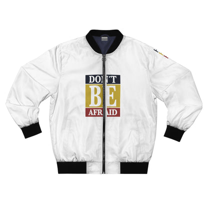 DBA  Stylish Men's Bomber Jacket with Modern Art Design - Perfect for Casual Wear