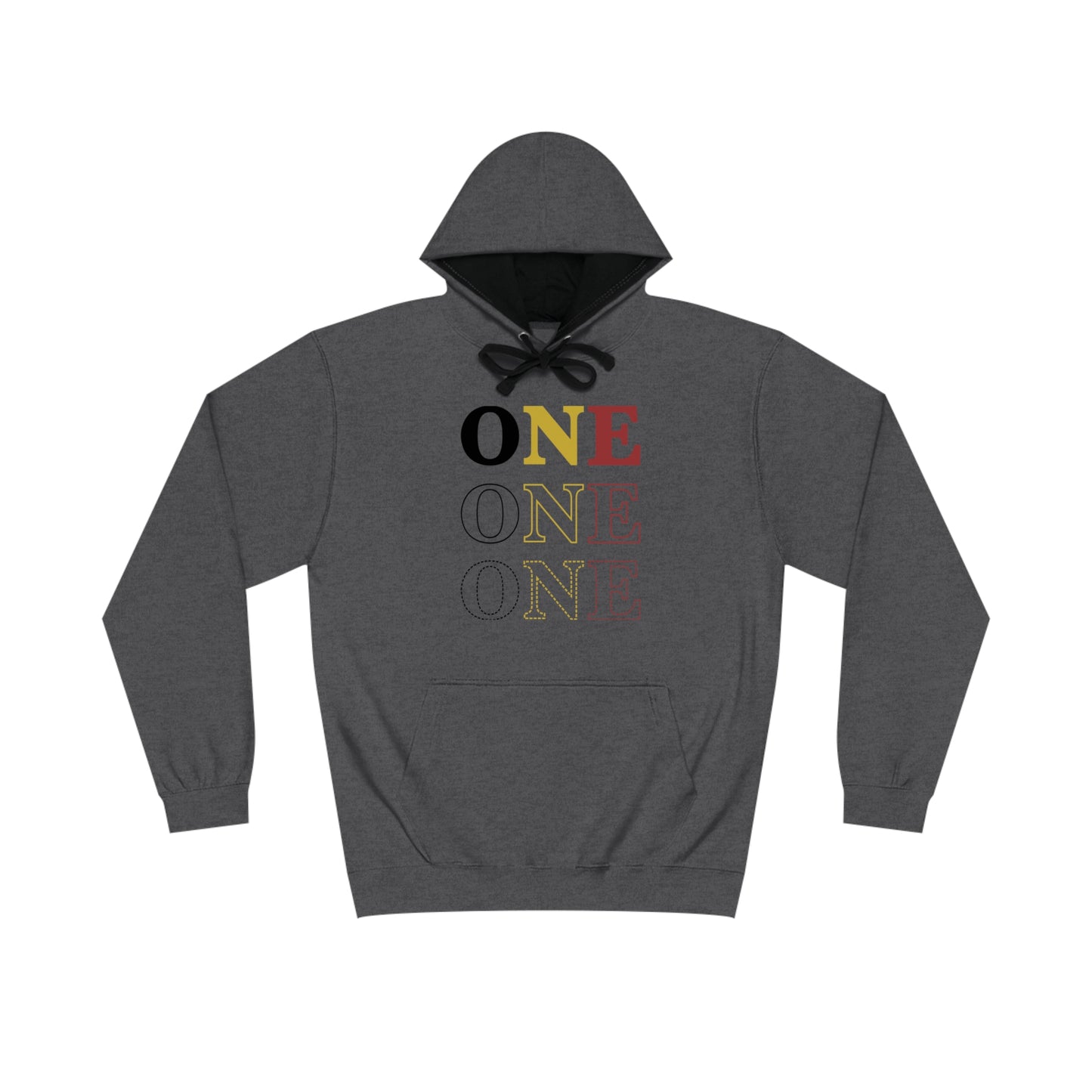 ONE3 Unisex Varsity Hoodie with Shield Design - Stylish Comfort for Sports and Casual Wear