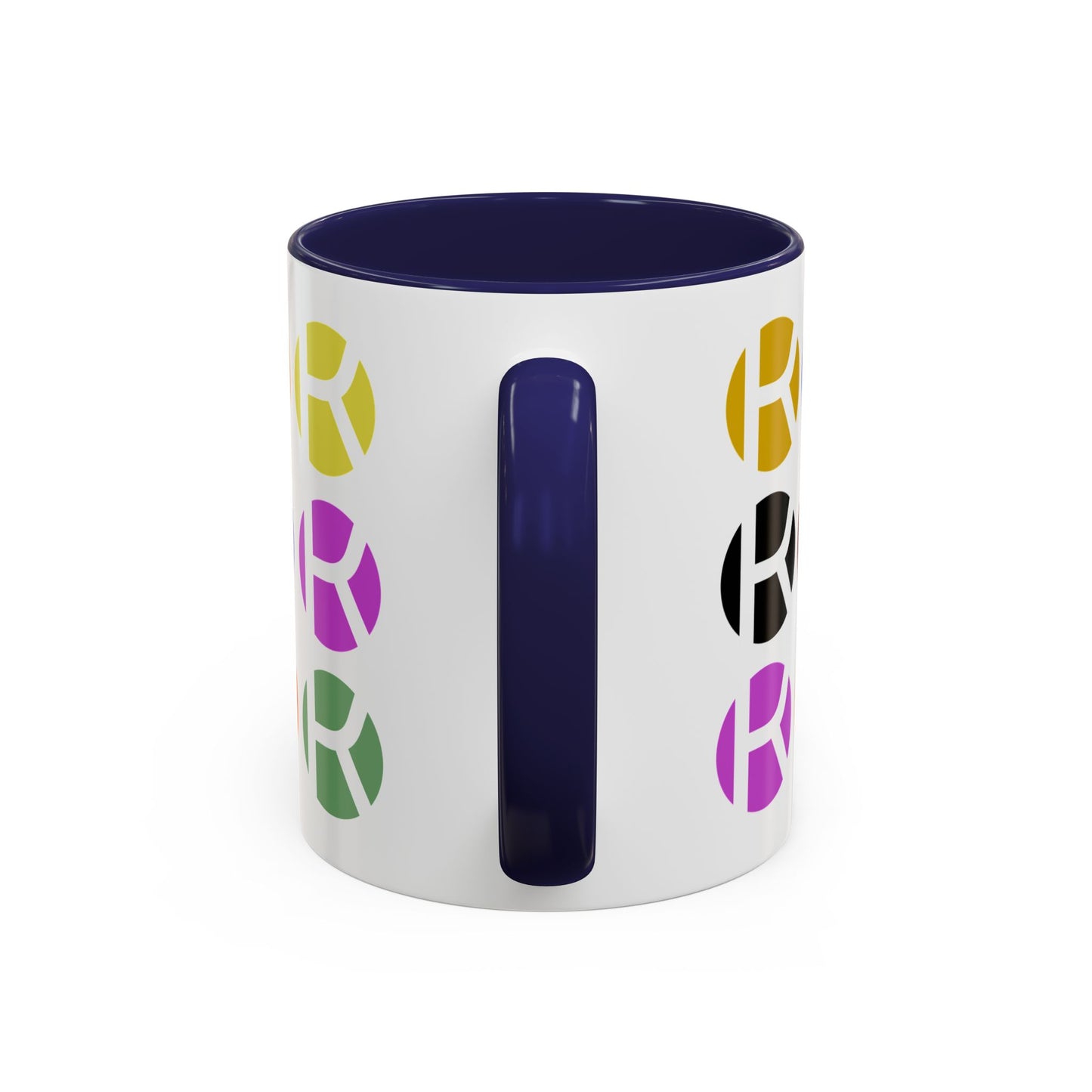 Colorful Accent Coffee Mug - Fun Design for Art Lovers & Coffee Enthusiasts