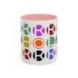 Colorful Accent Coffee Mug - Fun Design for Art Lovers & Coffee Enthusiasts