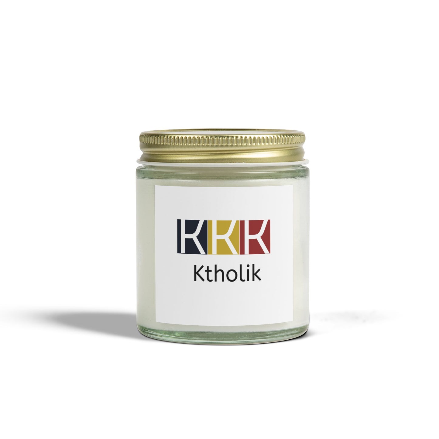 Ktholik Scented Candle - Coconut Apricot Wax (4oz & 9oz) - Relaxing Home Fragrance