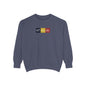 NAME KTHOLIK Unisex Garment-Dyed Sweatshirt - Stylish Shield Design