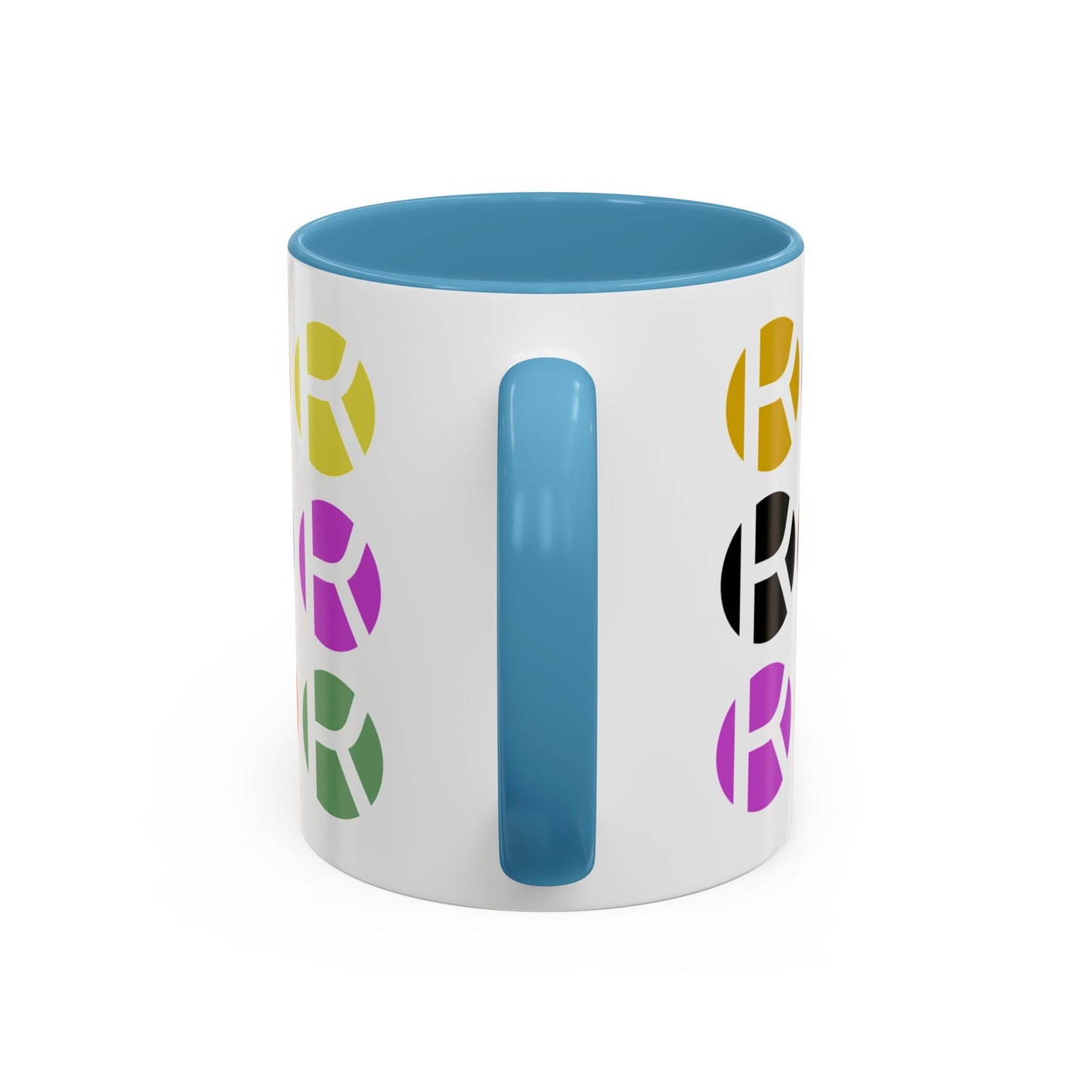 Colorful Accent Coffee Mug - Fun Design for Art Lovers & Coffee Enthusiasts