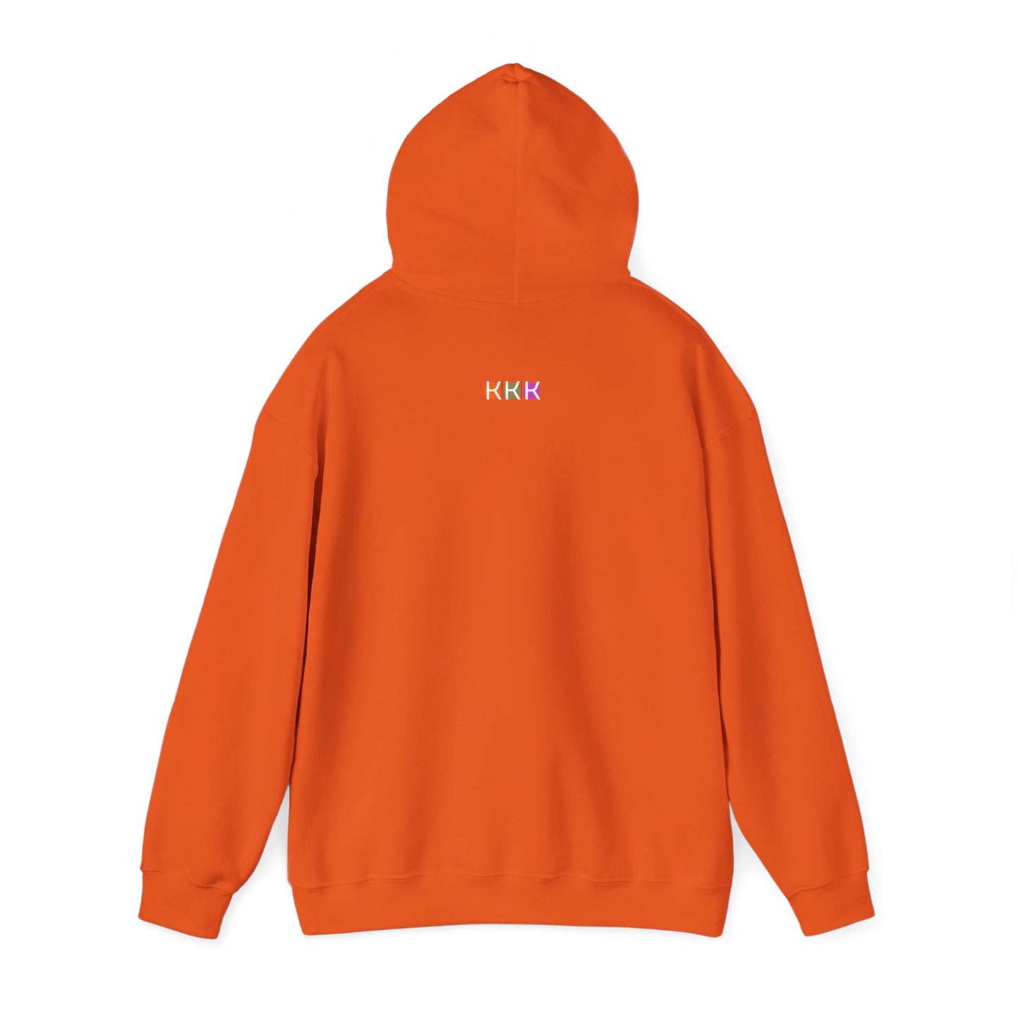 ONE 3 IXO DBA KTHOLIK LETT  Graphic Unisex Heavy Blend™ Hooded Sweatshirt - Casual Cozy Apparel