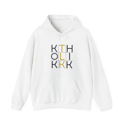 LETTERSKTHOLIK Graphic Unisex Heavy Blend™ Hooded Sweatshirt - Casual Cozy Apparel