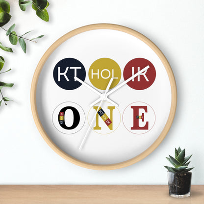 3ONE 2 K COLORS Wall Clock