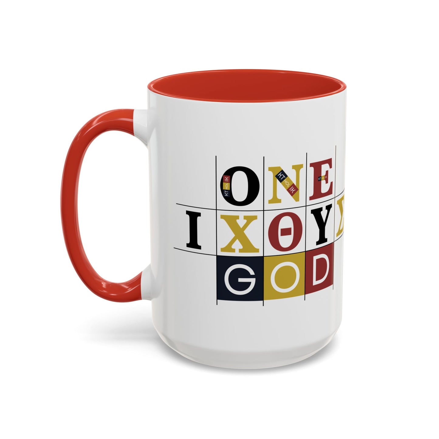 Colorful Accent Coffee Mug - Fun Design for Art Lovers & Coffee Enthusiasts