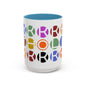 Colorful Accent Coffee Mug - Fun Design for Art Lovers & Coffee Enthusiasts