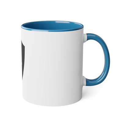 White Accent Mug, 11oz