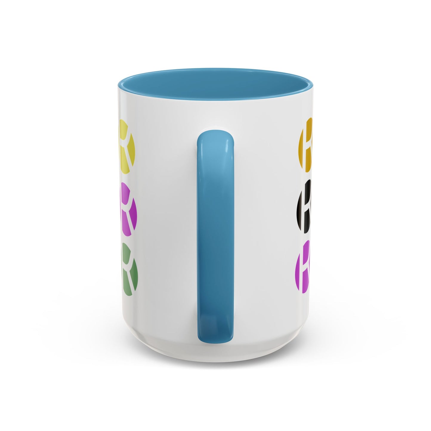 Colorful Accent Coffee Mug - Fun Design for Art Lovers & Coffee Enthusiasts