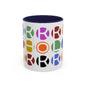 Colorful Accent Coffee Mug - Fun Design for Art Lovers & Coffee Enthusiasts