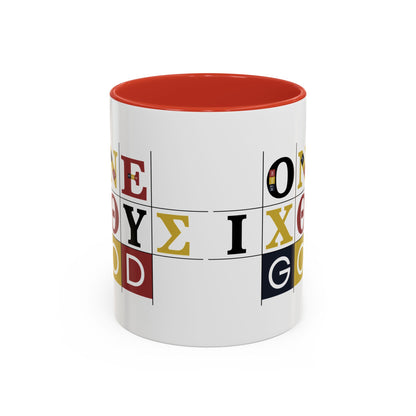 Colorful Accent Coffee Mug - Fun Design for Art Lovers & Coffee Enthusiasts