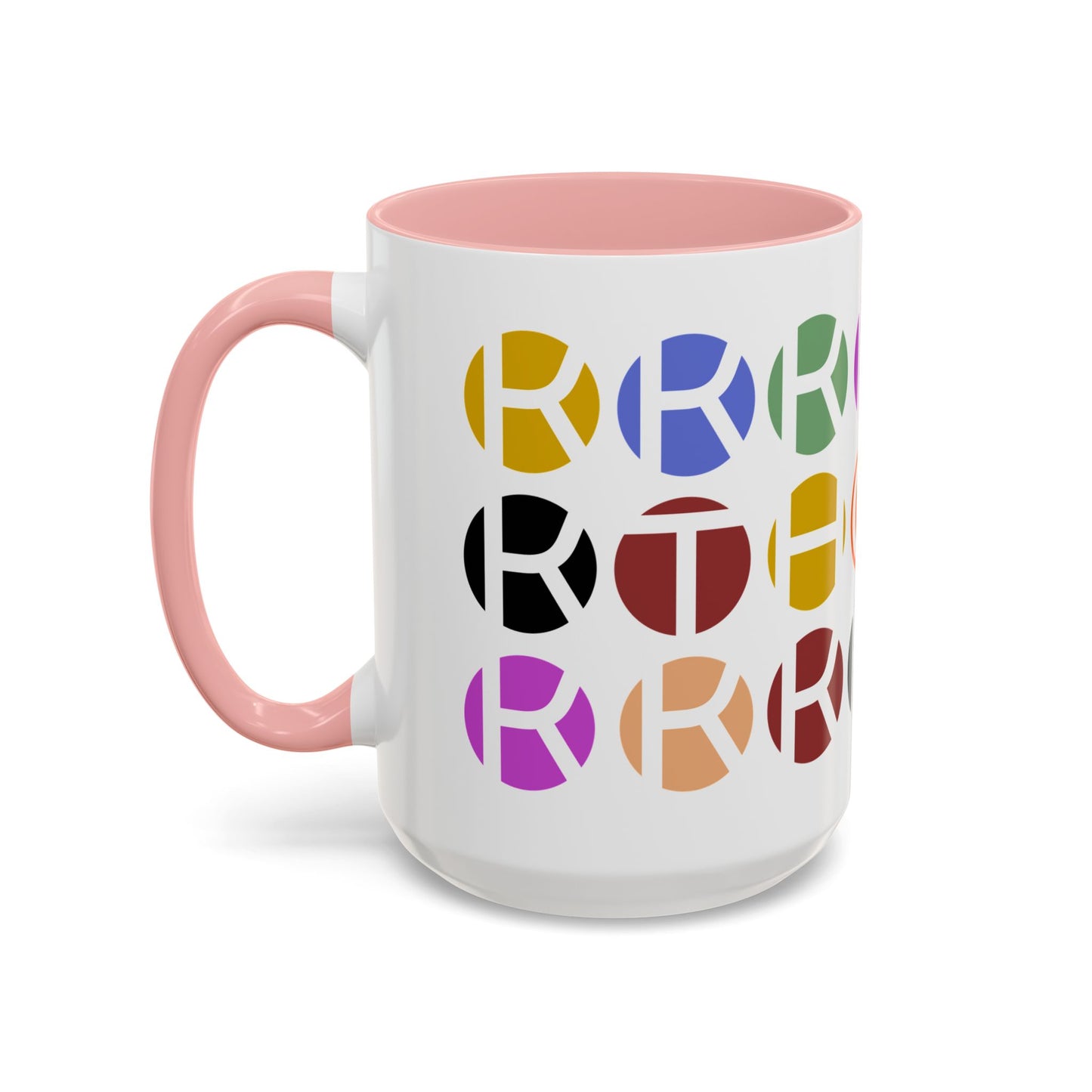 Colorful Accent Coffee Mug - Fun Design for Art Lovers & Coffee Enthusiasts