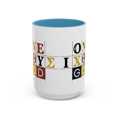 Colorful Accent Coffee Mug - Fun Design for Art Lovers & Coffee Enthusiasts