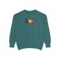 NAME KTHOLIK Unisex Garment-Dyed Sweatshirt - Stylish Shield Design