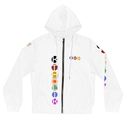 VERTICAL  Women's Full-Zip Hoodie with Colorful Shield Emblems - Stylish & Functional Layer for Everyday Wear