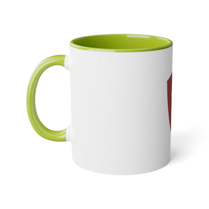 White Accent Mug, 11oz