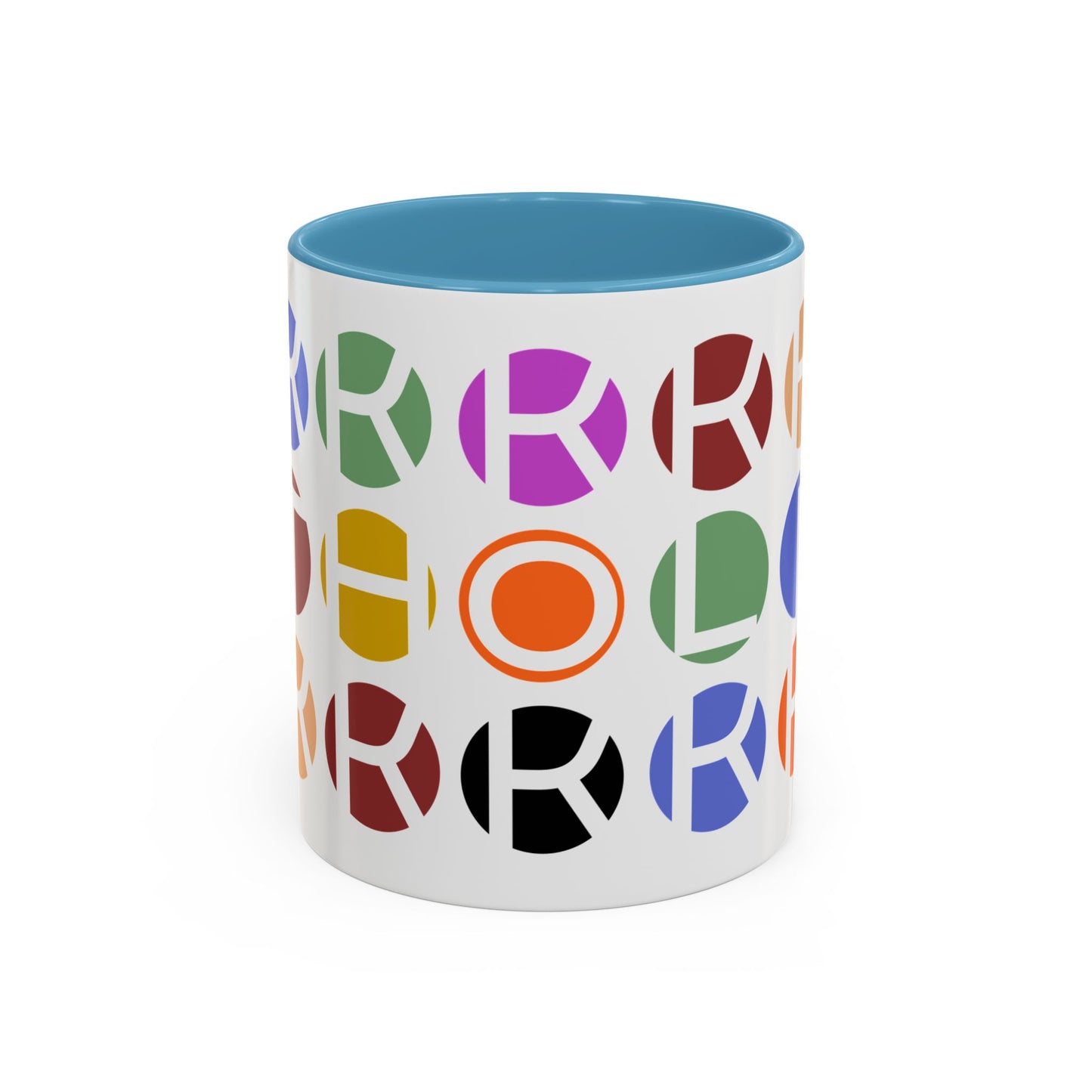 Colorful Accent Coffee Mug - Fun Design for Art Lovers & Coffee Enthusiasts