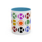 Colorful Accent Coffee Mug - Fun Design for Art Lovers & Coffee Enthusiasts