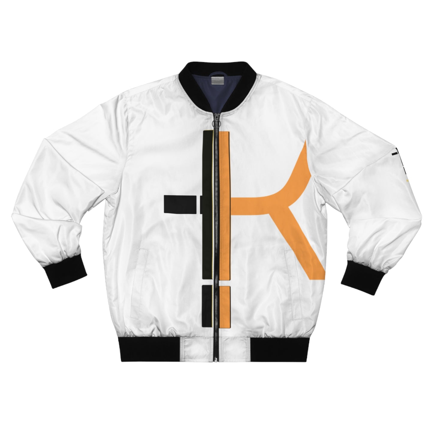 Stylish Men's Bomber Jacket with Modern Art Design - Perfect for Casual Wear