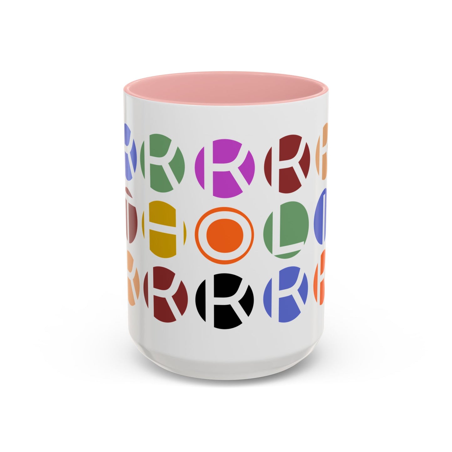 Colorful Accent Coffee Mug - Fun Design for Art Lovers & Coffee Enthusiasts