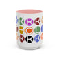 Colorful Accent Coffee Mug - Fun Design for Art Lovers & Coffee Enthusiasts