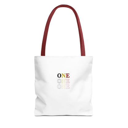 ONE Inspirational Tote Bag - 'Don't Be Afraid' & 'ONE' Design