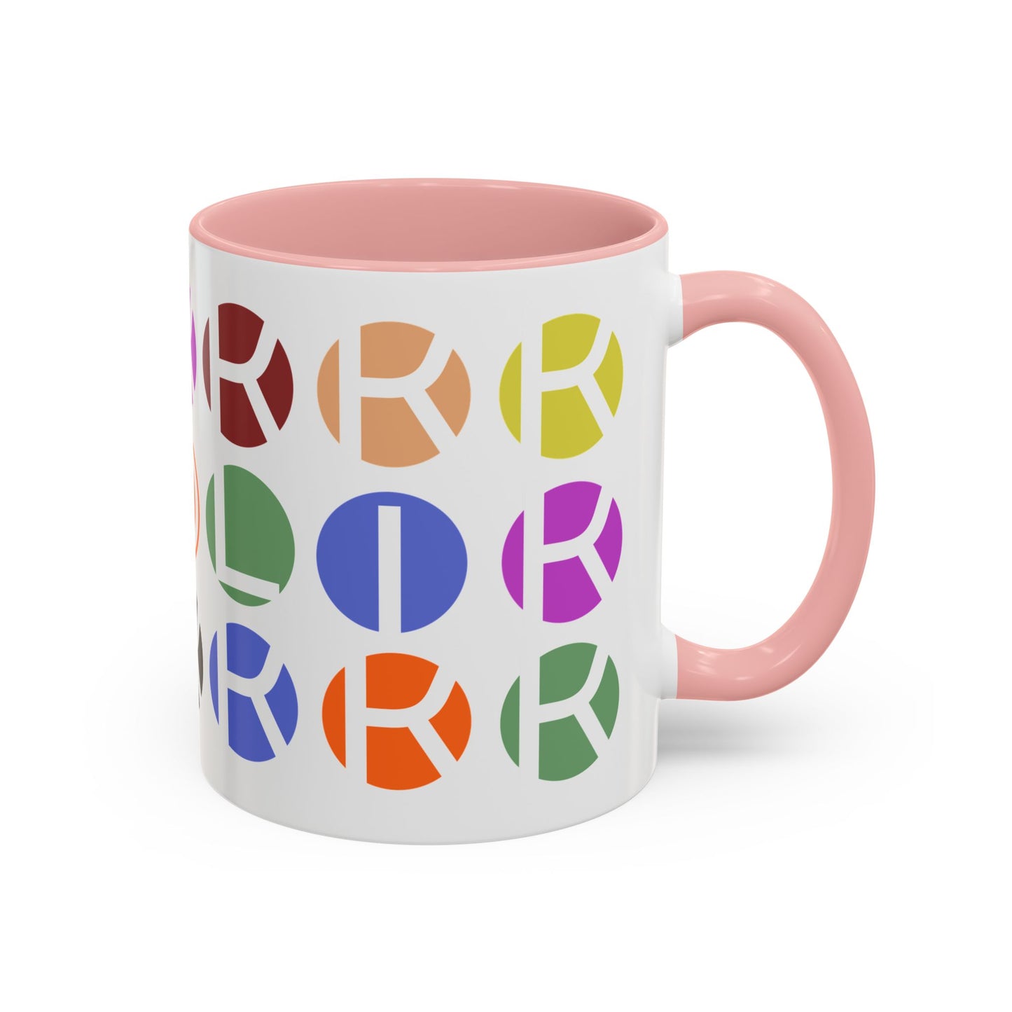 Colorful Accent Coffee Mug - Fun Design for Art Lovers & Coffee Enthusiasts