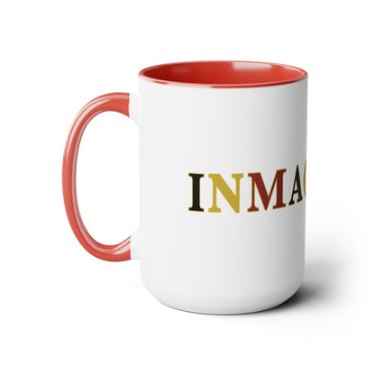 INMA Two-Tone Coffee Mugs, 15oz