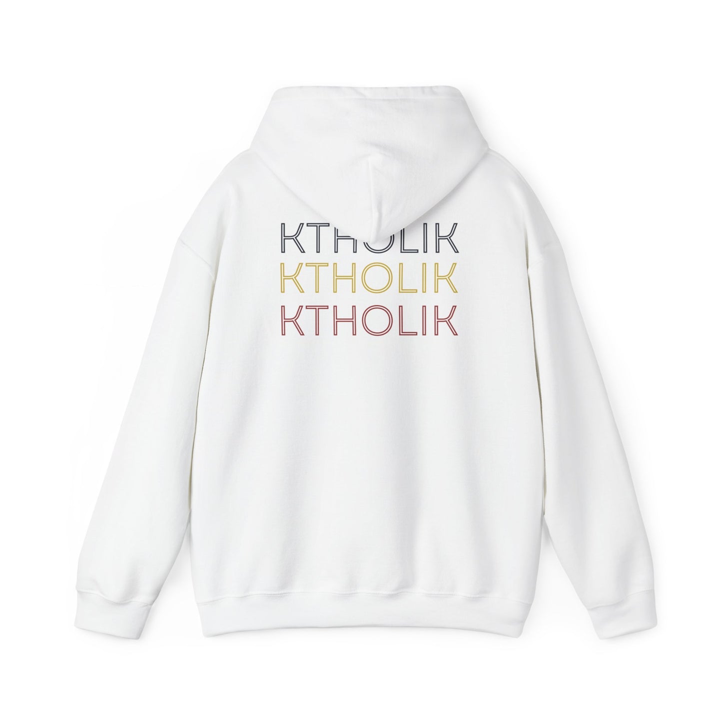 3COLOR KKK KTHOLIK Graphic Unisex Heavy Blend™ Hooded Sweatshirt - Casual Cozy Apparel