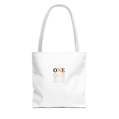 ONE Inspirational Tote Bag - 'Don't Be Afraid' & 'ONE' Design