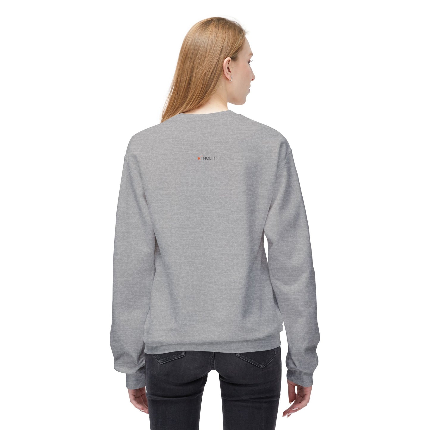 Colorful Unisex Fleece Crewneck Sweatshirt - Modern Design for Everyday Comfort