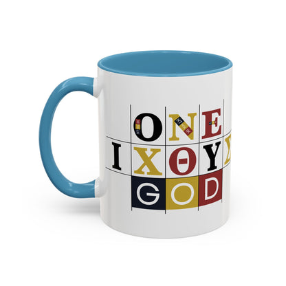 Colorful Accent Coffee Mug - Fun Design for Art Lovers & Coffee Enthusiasts