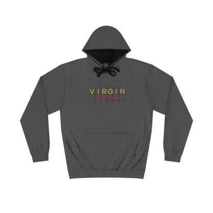 VMary Unisex Varsity Hoodie with Shield Design - Stylish Comfort for Sports and Casual Wear