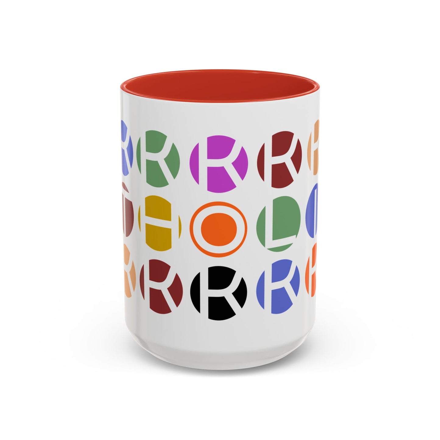 Colorful Accent Coffee Mug - Fun Design for Art Lovers & Coffee Enthusiasts