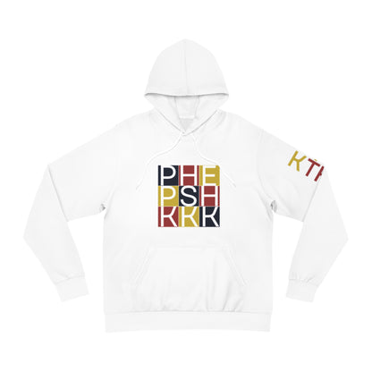 3KKK Stylish White Fashion Hoodie with Graphic Print