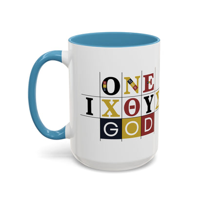 Colorful Accent Coffee Mug - Fun Design for Art Lovers & Coffee Enthusiasts