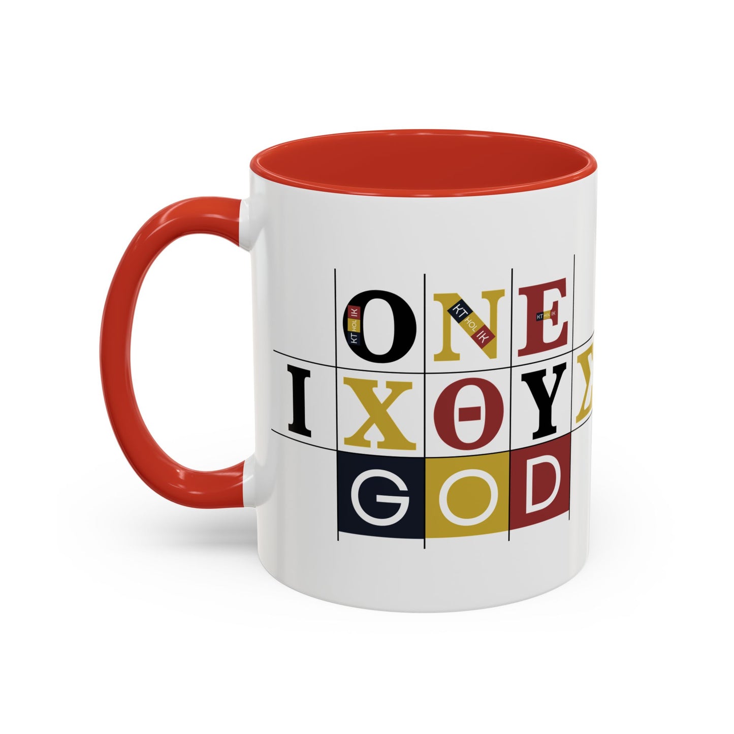 Colorful Accent Coffee Mug - Fun Design for Art Lovers & Coffee Enthusiasts