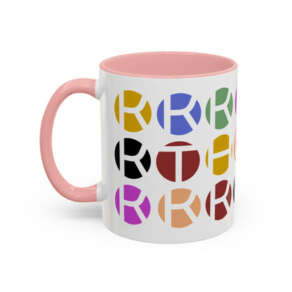 Colorful Accent Coffee Mug - Fun Design for Art Lovers & Coffee Enthusiasts