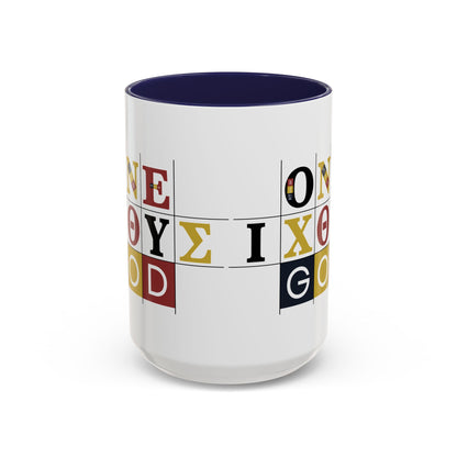 Colorful Accent Coffee Mug - Fun Design for Art Lovers & Coffee Enthusiasts