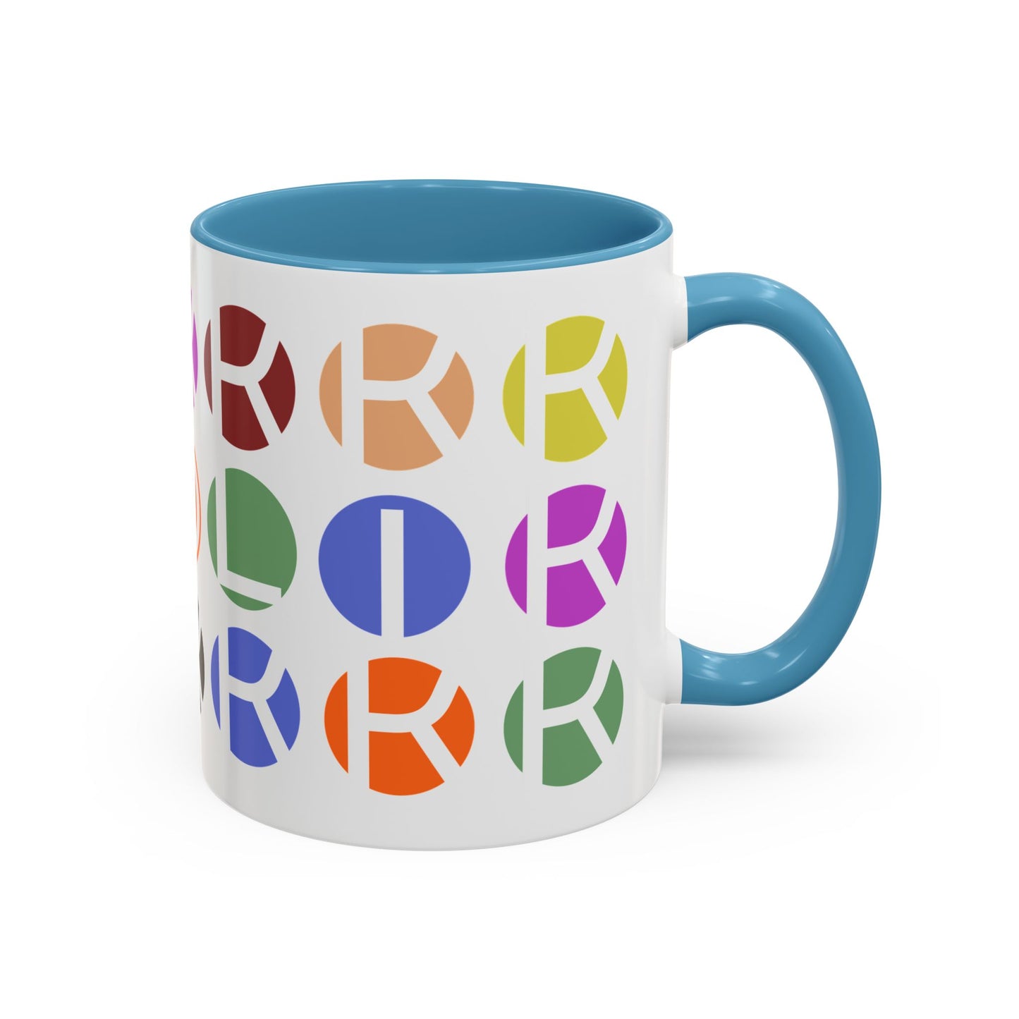 Colorful Accent Coffee Mug - Fun Design for Art Lovers & Coffee Enthusiasts