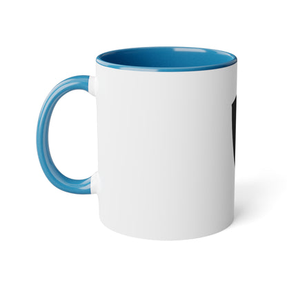 White Accent Mug, 11oz