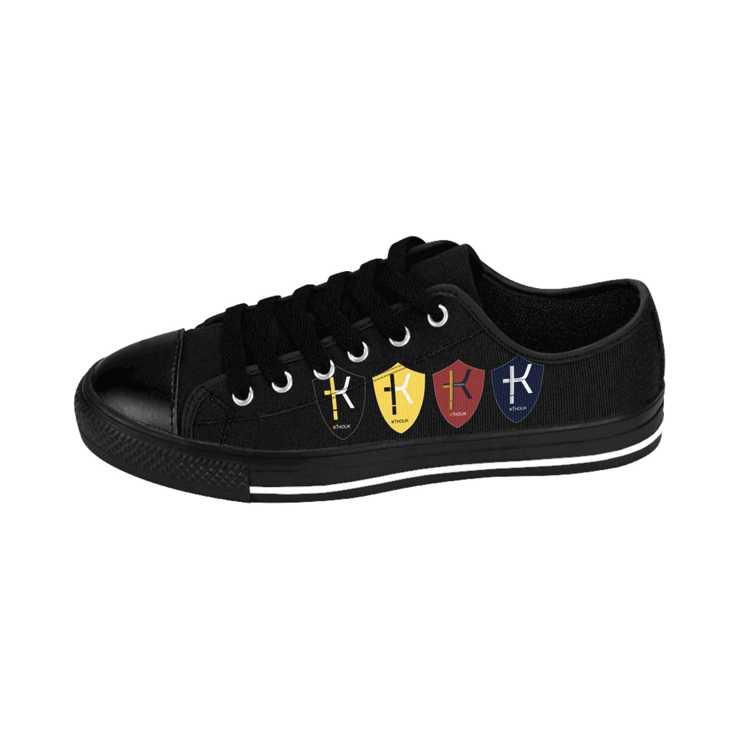 4 Shields Black-red. Men's Sneakers