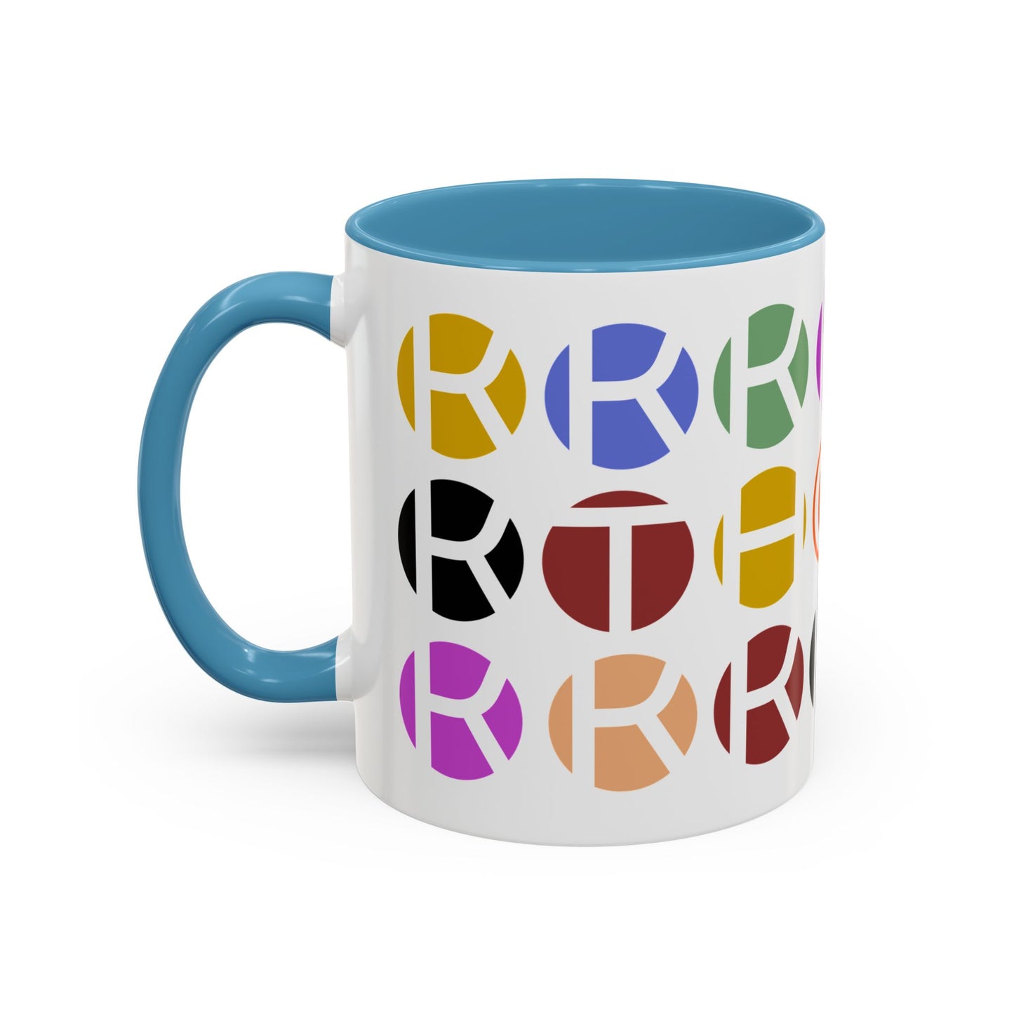 Colorful Accent Coffee Mug - Fun Design for Art Lovers & Coffee Enthusiasts