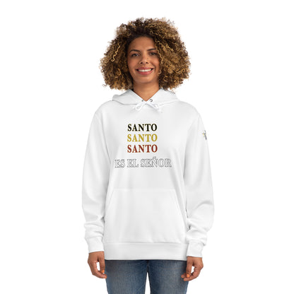 3SANTO  Stylish White Fashion Hoodie with Graphic Print