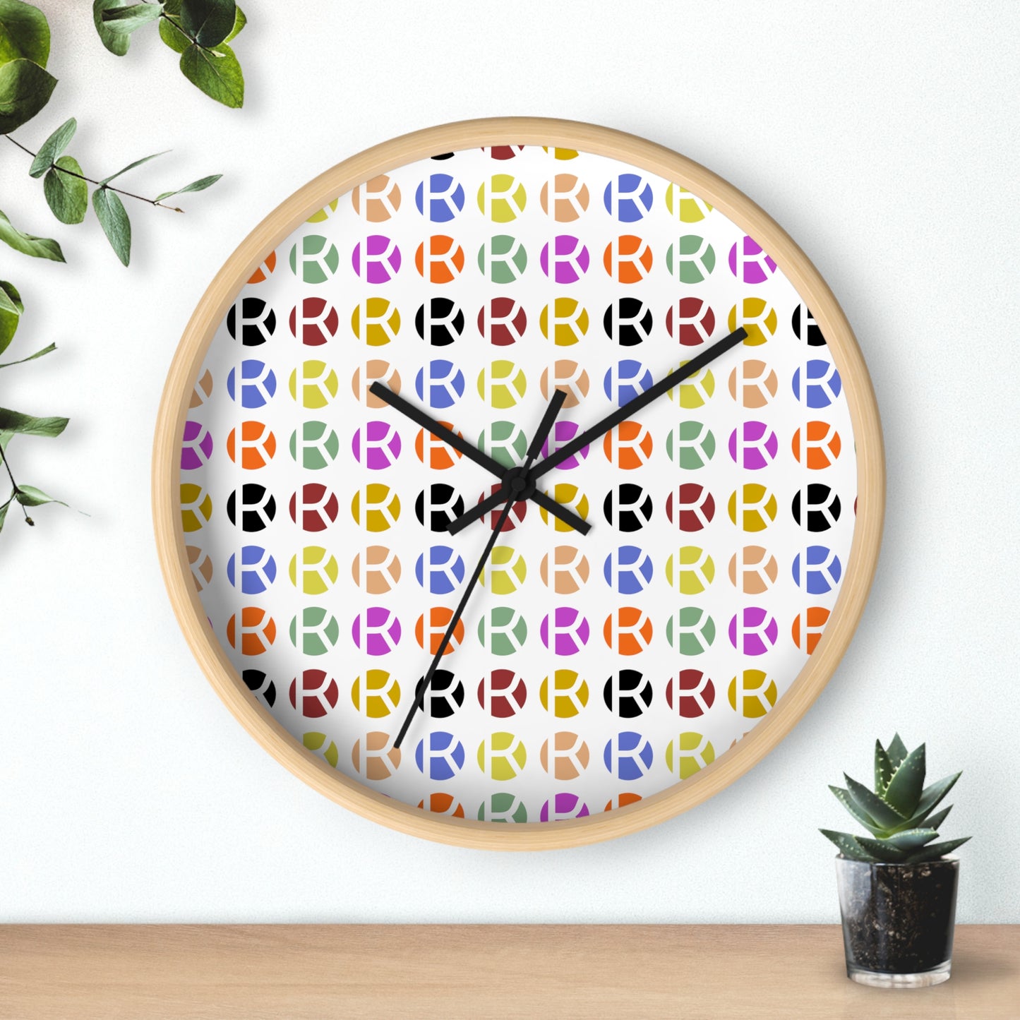 K COLORS Wall Clock