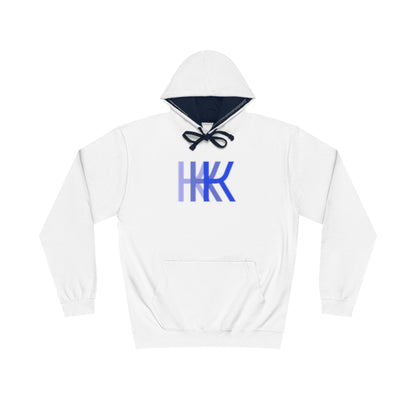 BlueKKK Unisex Varsity Hoodie with Shield Design - Stylish Comfort for Sports and Casual Wear